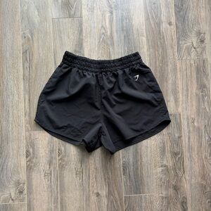 GYMSHARK Black Gym Shorts